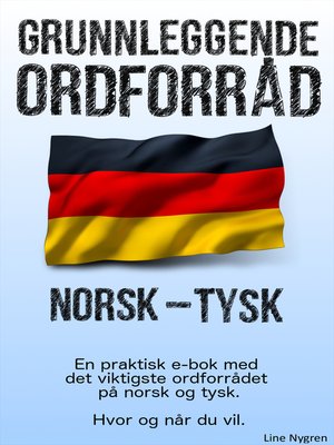 cover image of Grunnleggende Ordforråd Norsk--Tysk